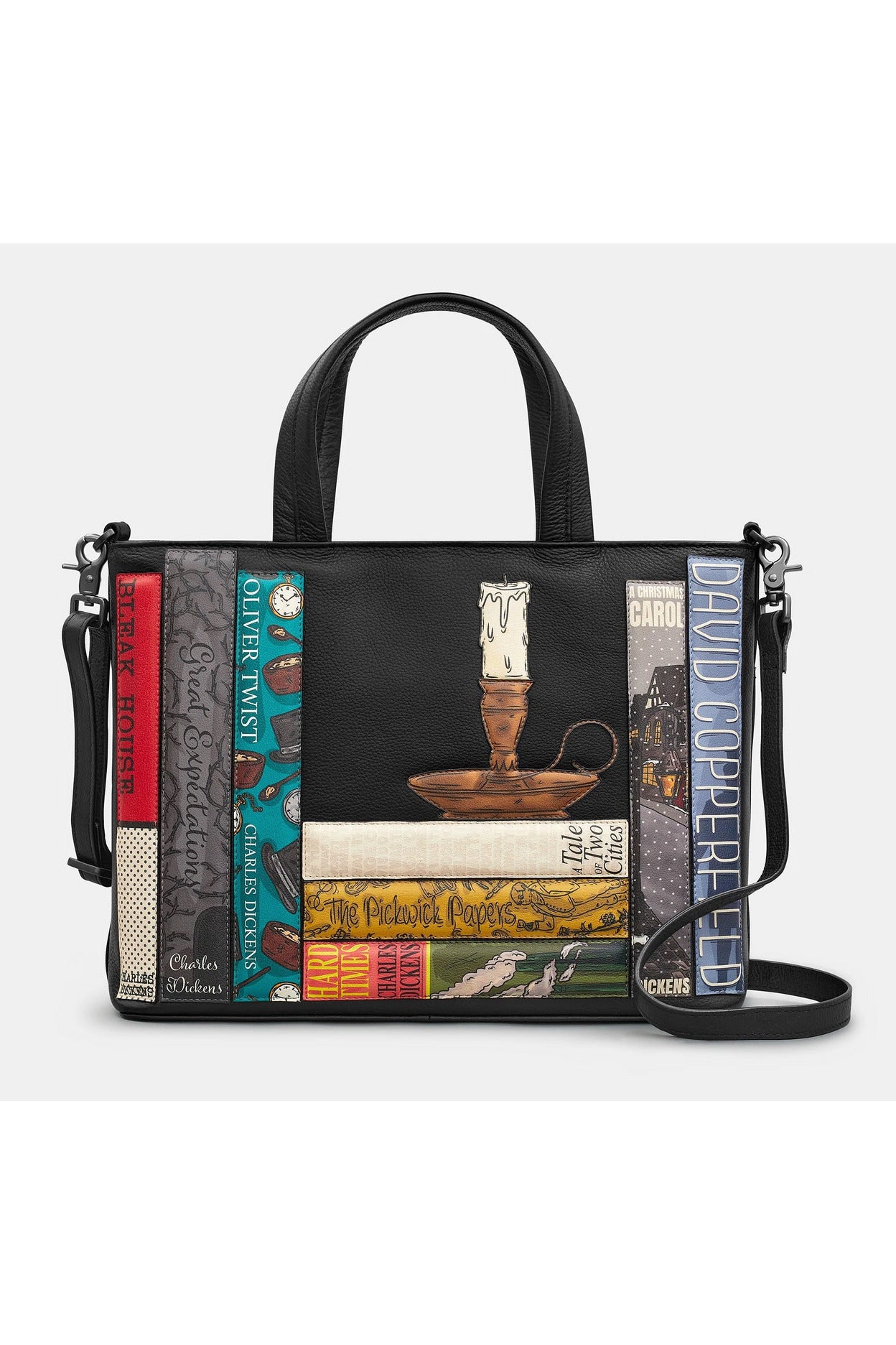 Yoshi Black Charles Dickens Bookworm Multiway Grab Bag