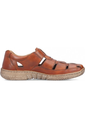 Rieker Mens Sandals 03578-24 in Brown