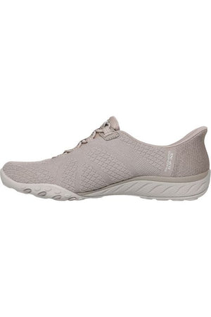 Skechers Ladies 100762 BREATHE EASY KNITTY WAVES in Taupe