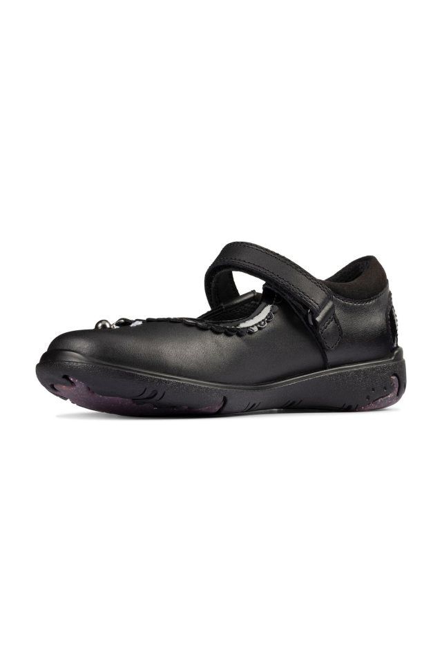 Clarks Sea Shimmer black leather