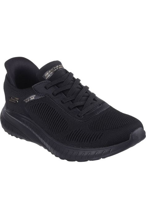 Skechers Ladies 117497 BOBS SQUAD CHAOS CURRENT MU in Black