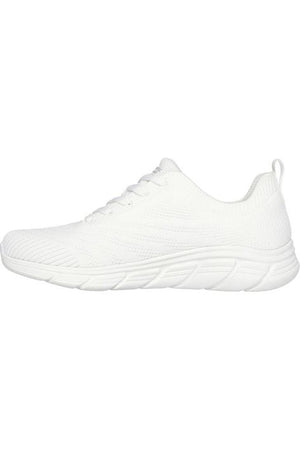 Skechers Ladies 117591  BOBS BFLEX LOGRACEFUL STRIDE in White