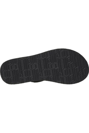 Skechers 119770 Meditation Rockstar sandal in All Black