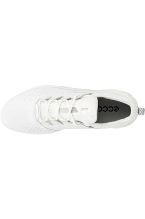 Ecco 130404-01007 Męskie buty do golfa z białej skóry