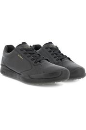 Ecco 131654-01001 Mens Golf Shoes in Black Leather