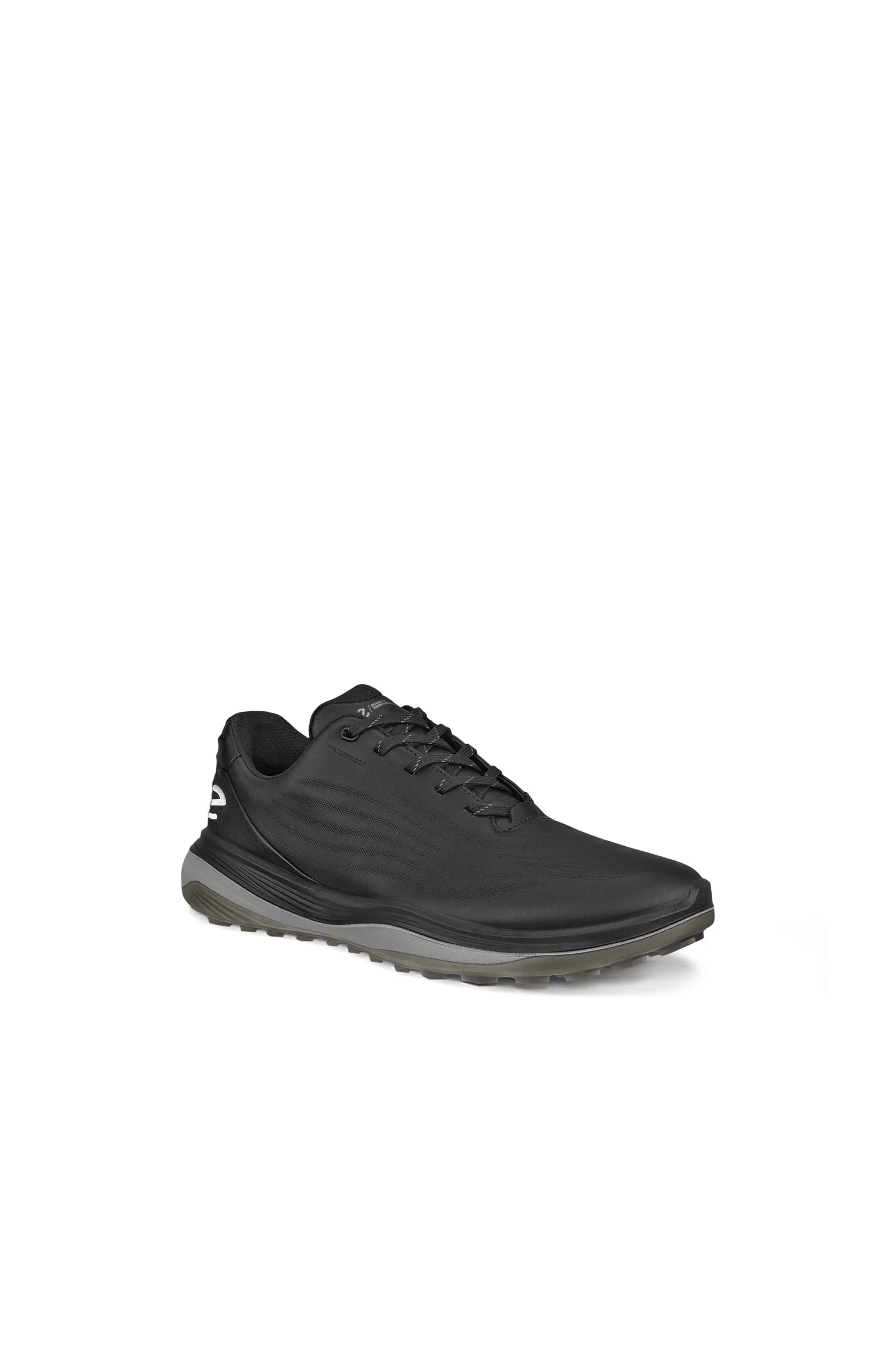 Ecco 132264-01001 Mens Black leather Golf shoes