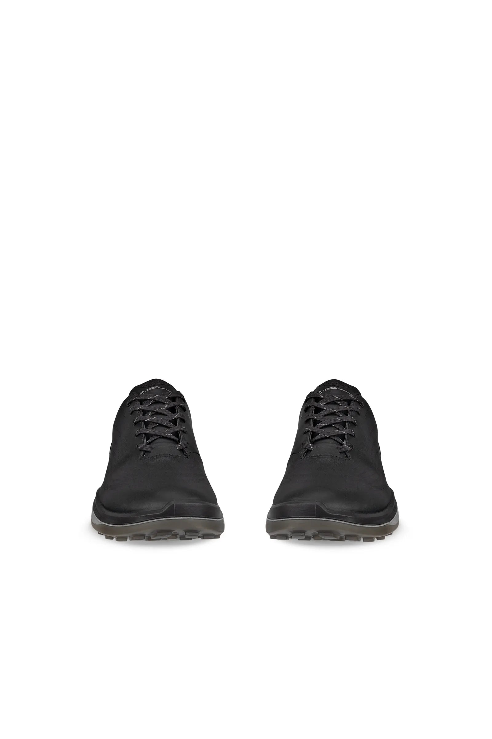 Ecco 132264 01001 Mens Black leather Golf shoes at Meeks Shoes