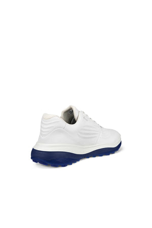 Ecco 132264-11007 Mens White leather Golf shoes