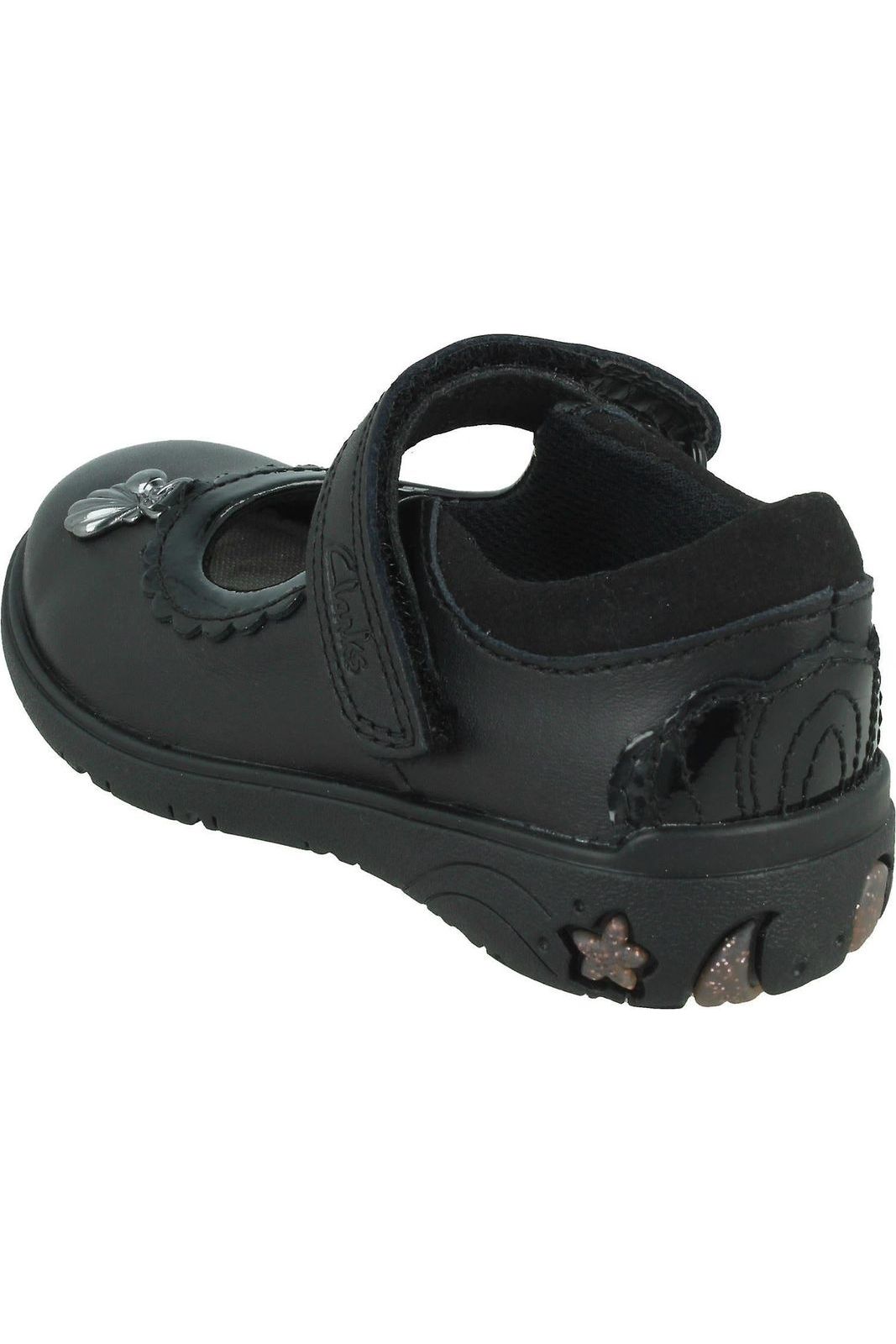 Clarks Sea Shimmer Toddler black