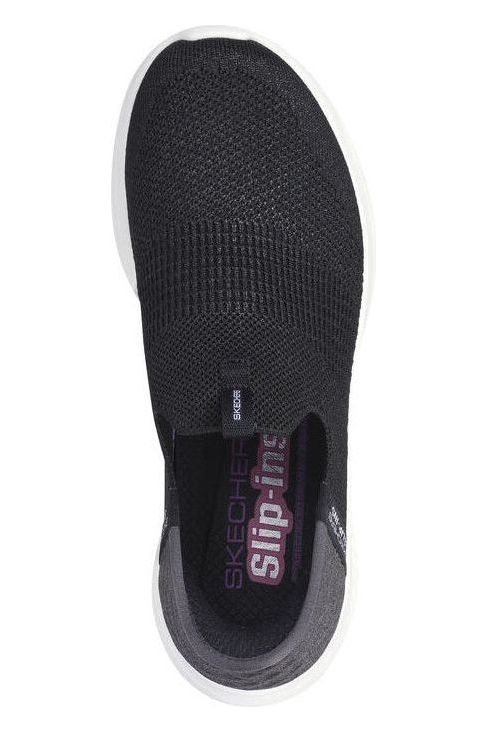 Skechers Slip Ins Ultra Flex 149709 black  white BLK