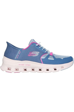 Skechers Ladies 150420 GLIDE-STEP PRO in Slate/Pink