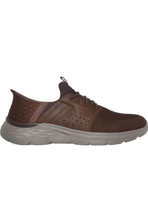 Skechers 210803 Slip Ins Garner Newick in Brown
