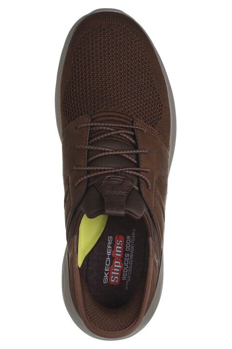 Skechers 210803 Slip Ins Garner Newick in Brown