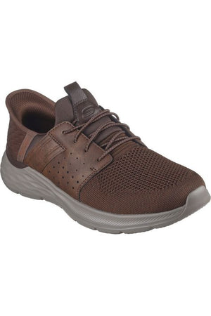 Skechers 210803 Slip Ins Garner Newick in Brown