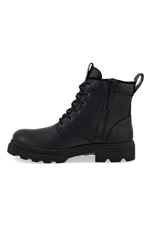 ECCO 214724-01001 Grainer black leather boot mens