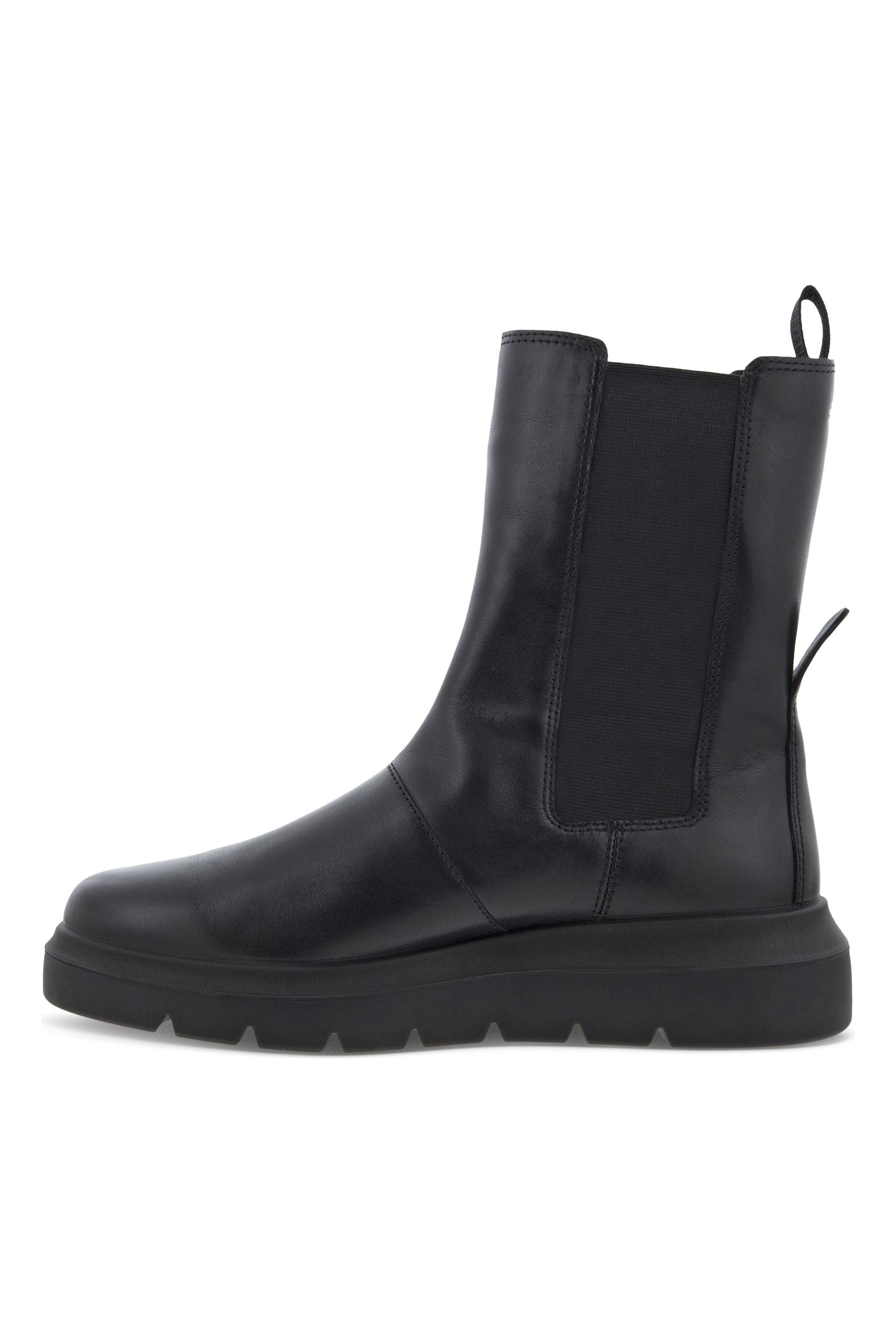 Ecco 216223-01001 Ladies Black Leather Boots