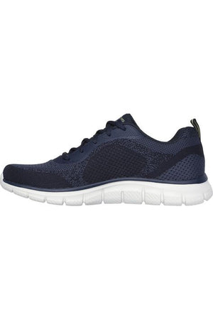 Skechers Mens 232699 TRACK GLENDOR in Navy/Lime