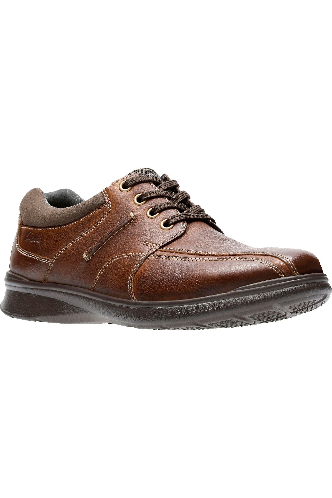 Clarks Cotrell Walk in Tobacco mens lace up shoe