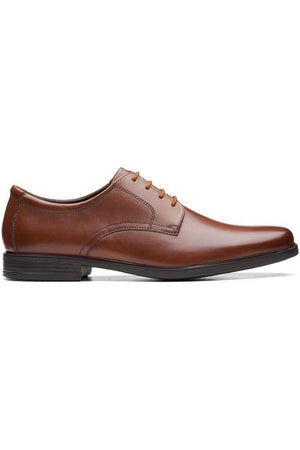 Clarks Howard Walk Dark Tan Leather