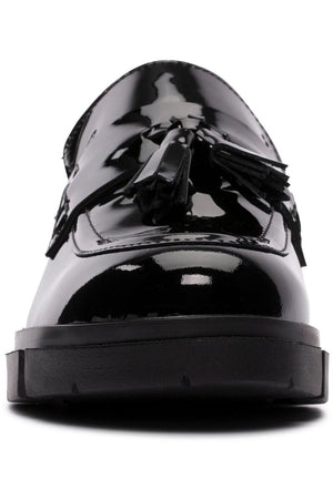 Loafer Clarks Teala w kolorze czarnym lakierowanym