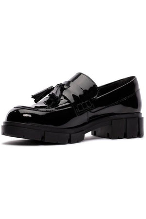 Clarks Teala Loafer in Black Patent