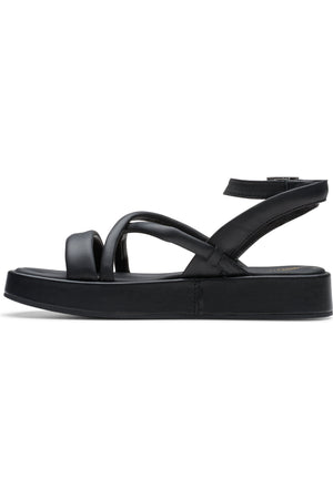 Clarks Alda Cross in Black leather