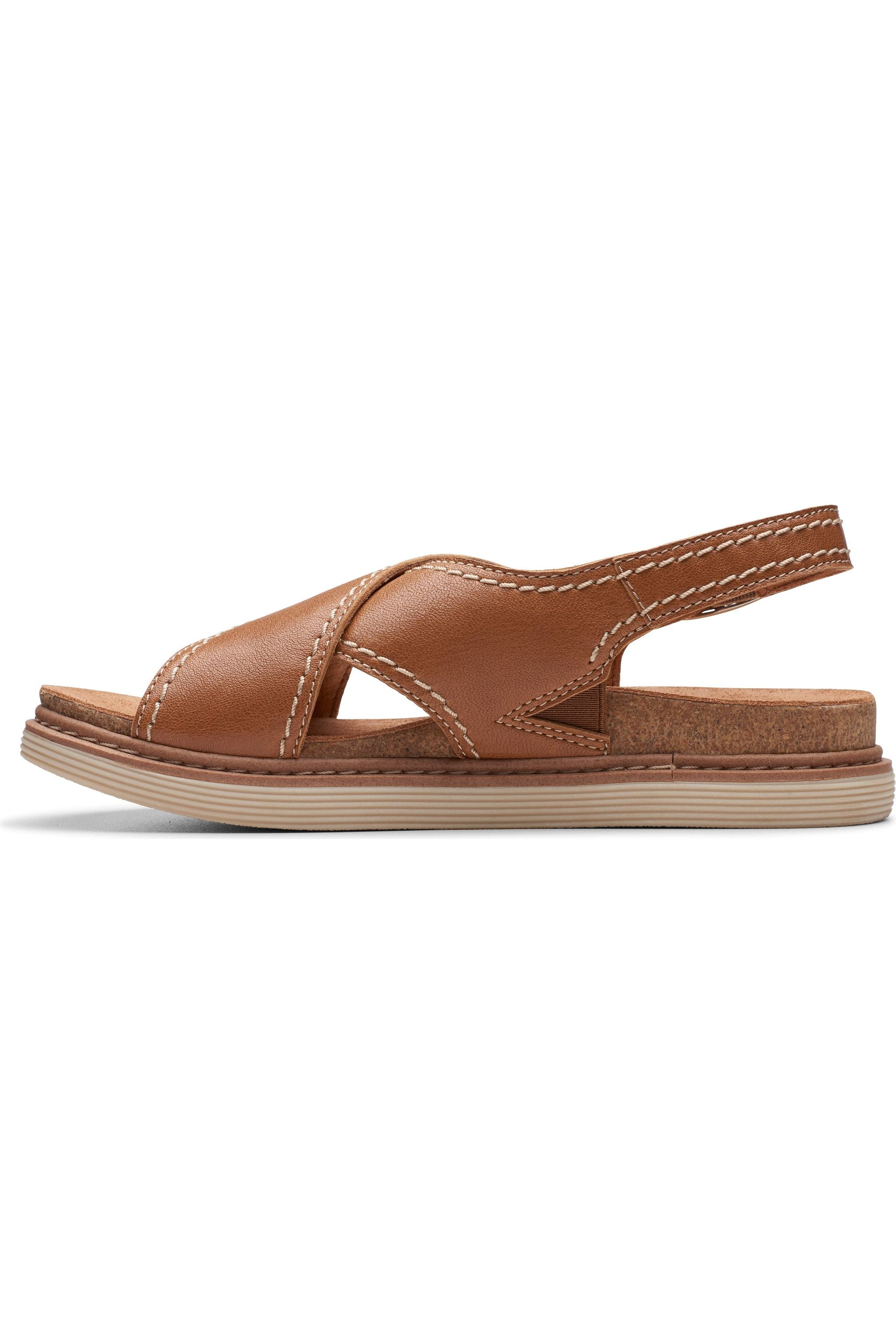 Clarks Arwell Sling in Tan Leather
