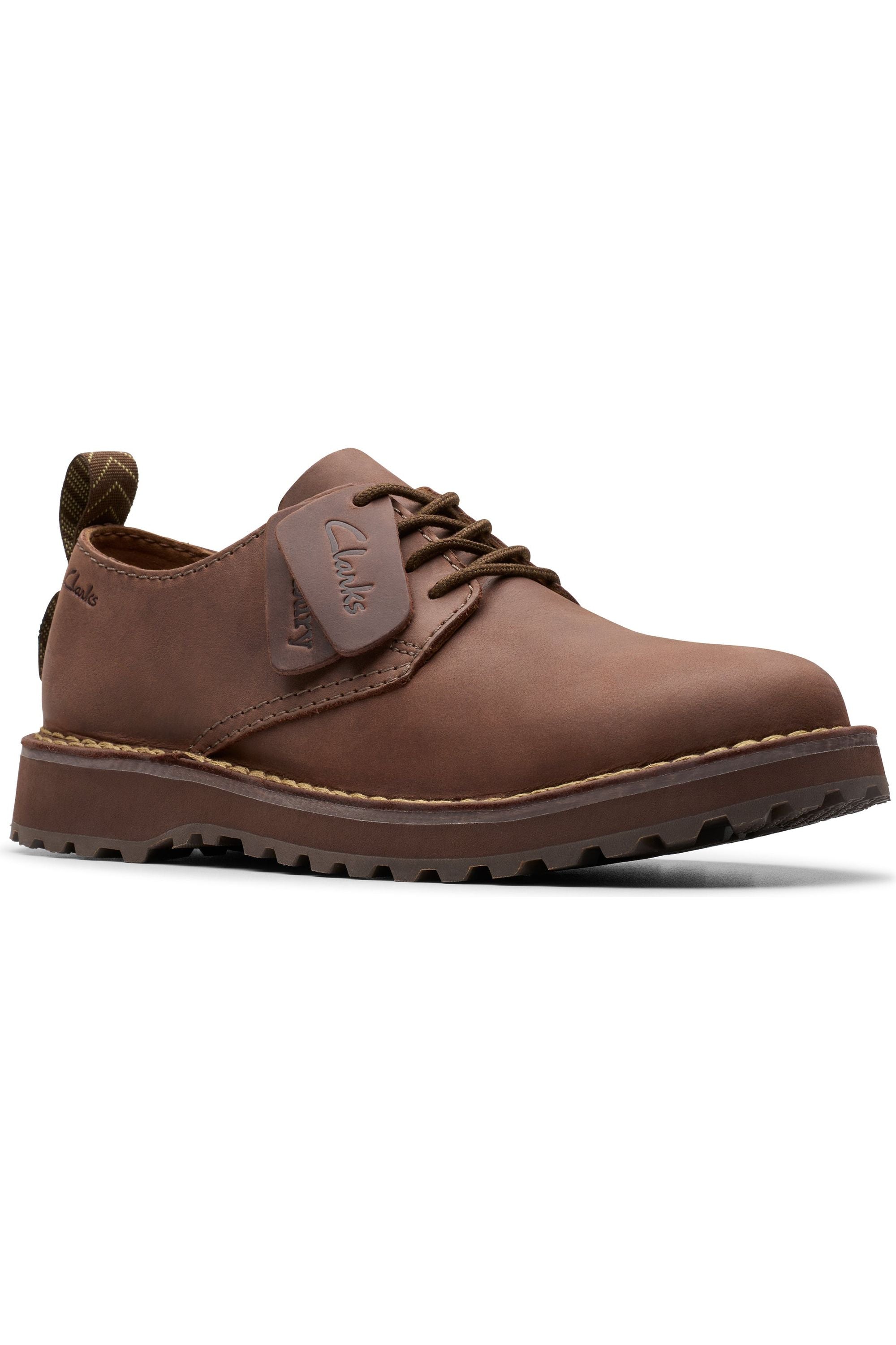 Brown shoe laces clarks top