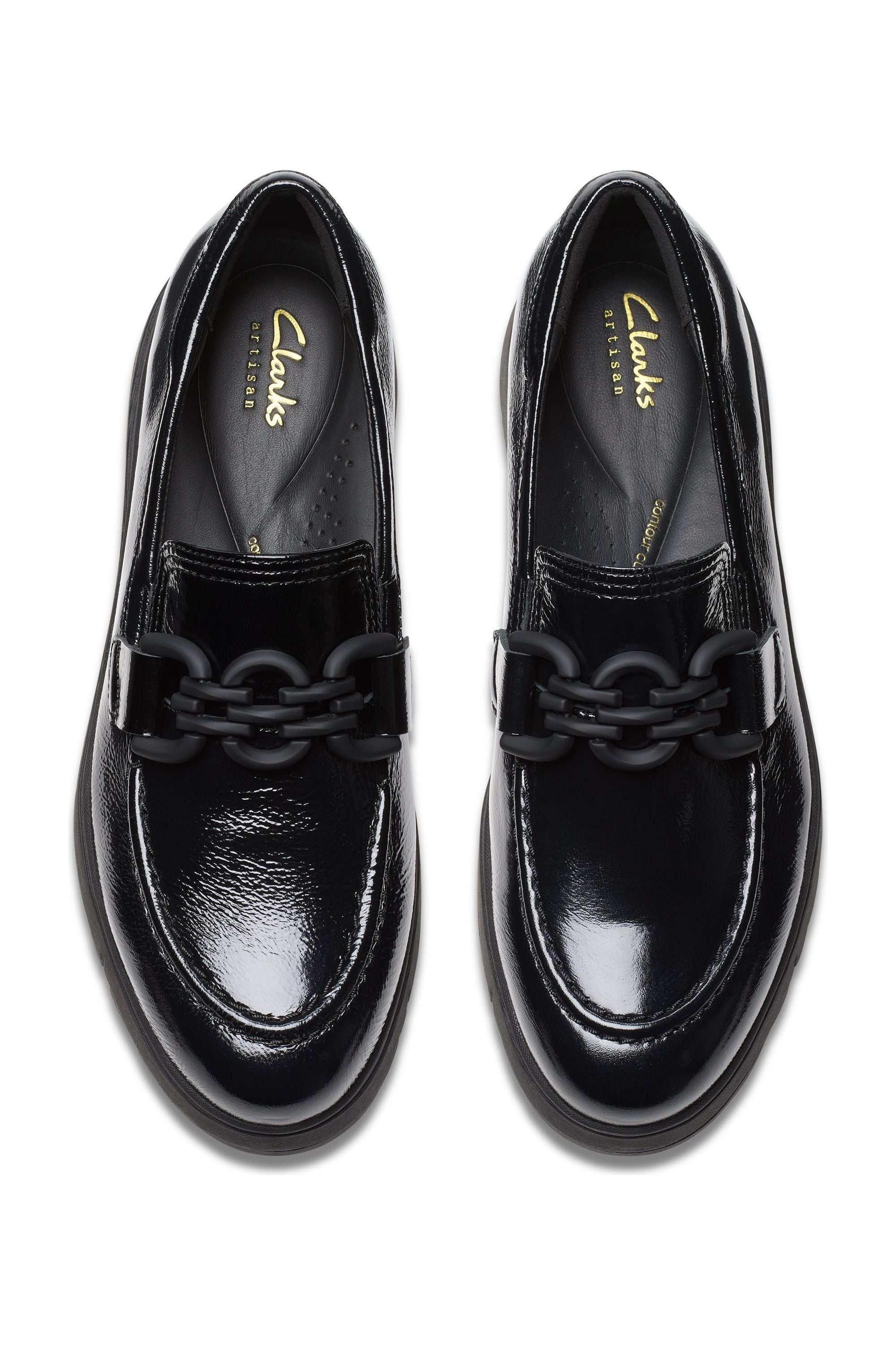 Clark Loriini Izzy black patent