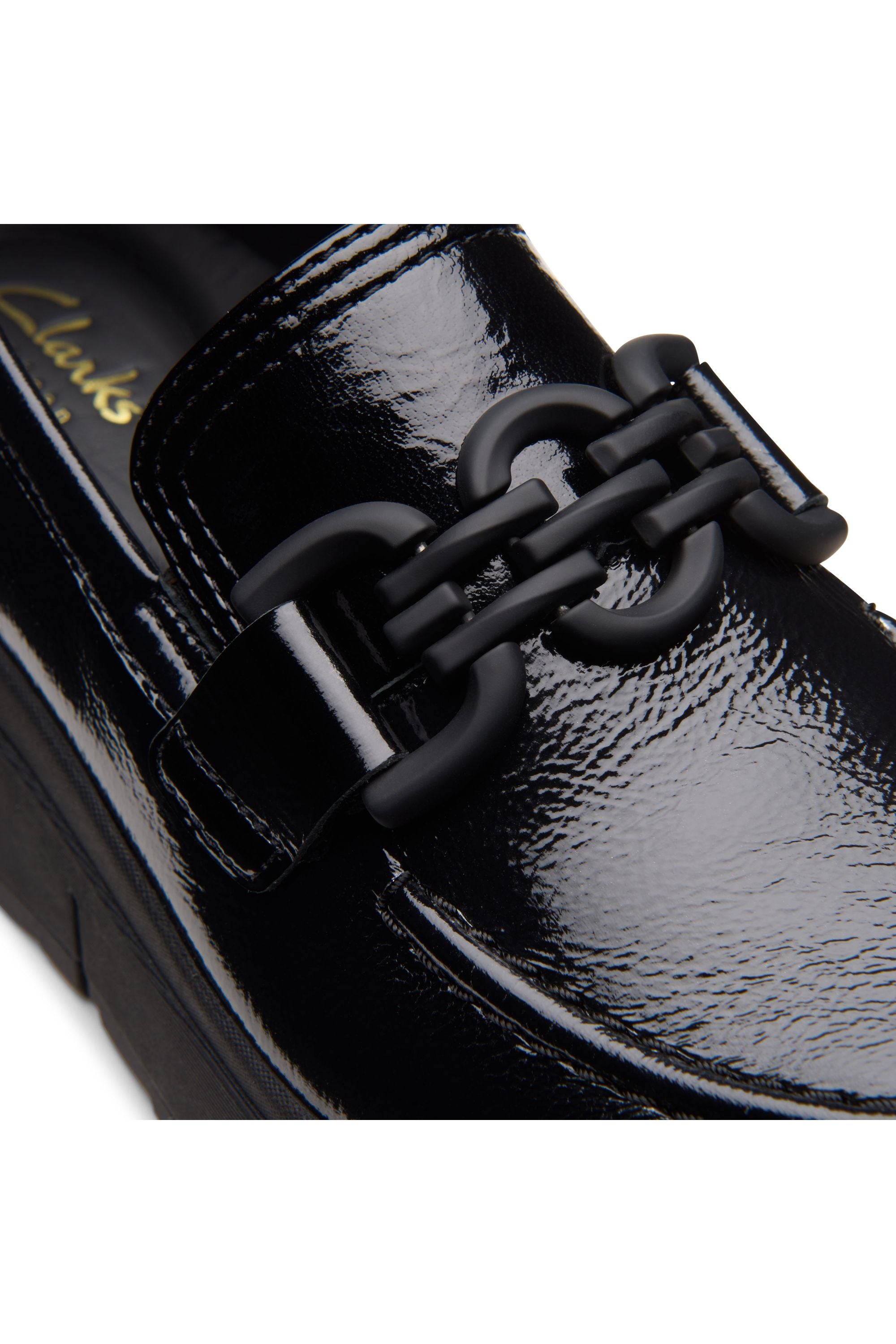 Clark Loriini Izzy black patent