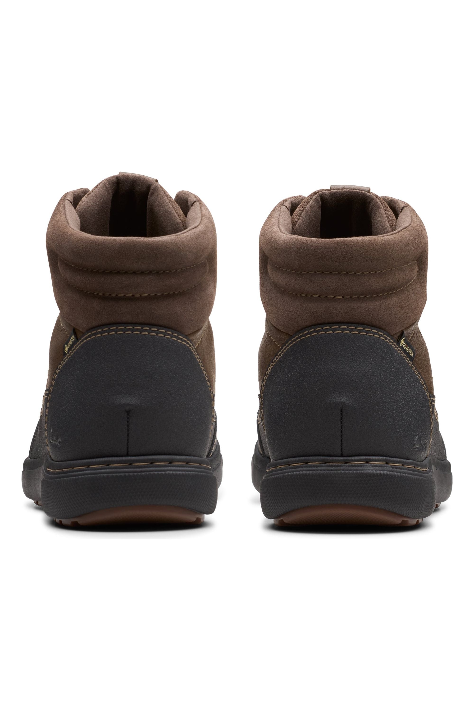 Clarks Mapstone Hi GTX waterproof in Dark Brown JM Shoes Ltd