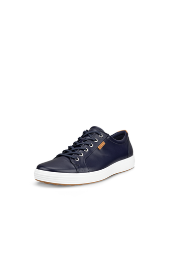 Ecco mens sneakers 430004-11303 in navy leather