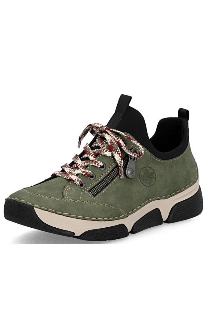 Rieker ladies sneaker 45973-54 khaki