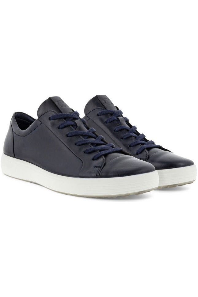 Ecco Mens 470364-01303 in Navy leather