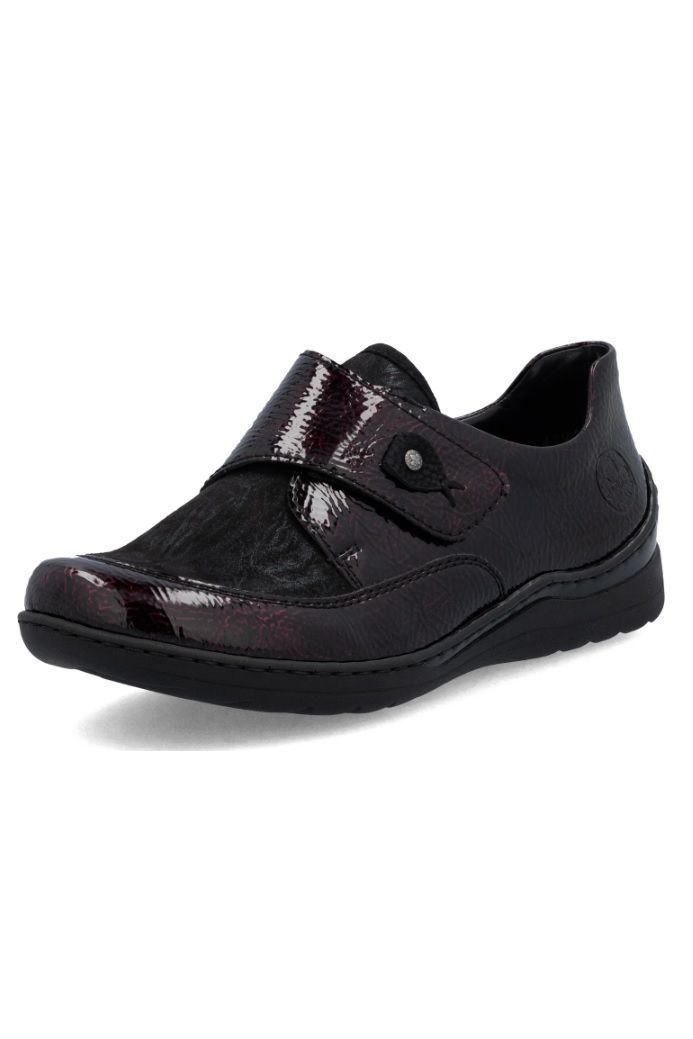 Rieker Ladies Shoes 48951-35 bordeauxextra wide fit