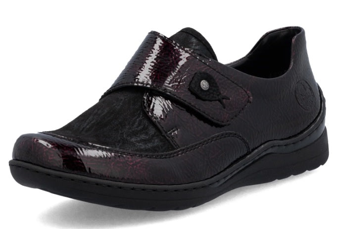 Rieker Ladies Shoes 48951-35 bordeauxextra wide fit