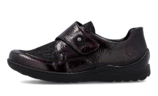 Rieker Ladies Shoes 48951-35 bordeauxextra wide fit