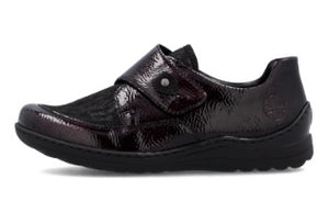 Rieker Ladies Shoes 48951-35 bordeauxextra wide fit