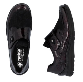 Rieker Ladies Shoes 48951-35 bordeauxextra wide fit