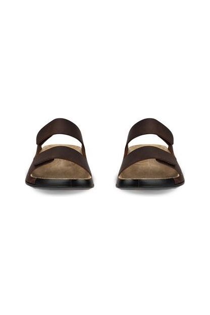 ECCO Cozmo Mens Sandal  500904-02667 in potting soil leather