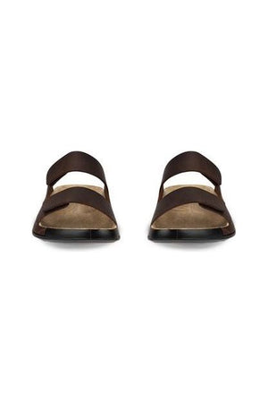 ECCO Cozmo Mens Sandal  500904-02667 in potting soil leather