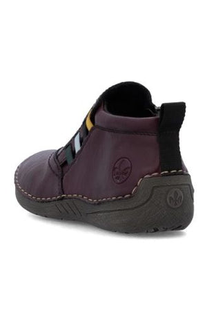 Rieker Ladies Boots 52584-30 brombeer