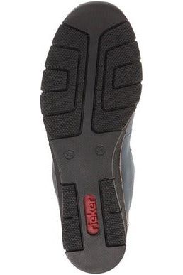Rieker ladies slip on shoe 53751-14 navy