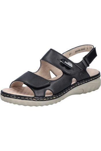 Rieker ladies sandal 60462-00 in Black