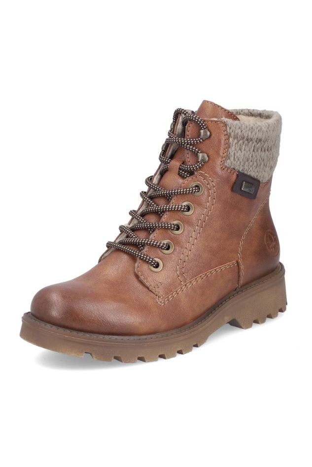 Rieker Ladies Boots 73220-24 in brown