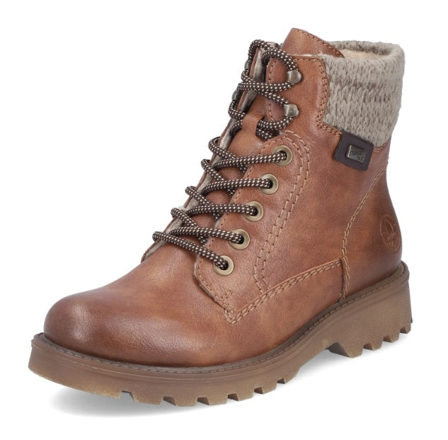 Rieker Ladies Boots 73220-24 in brown