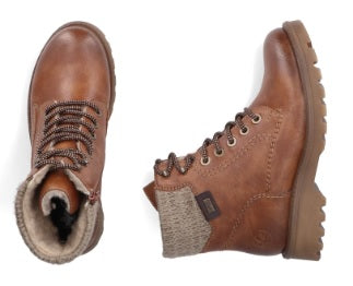 Rieker Ladies Boots 73220-24 in brown