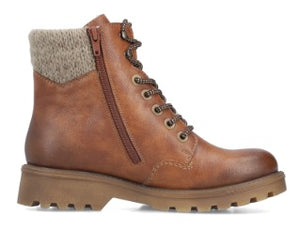Rieker Ladies Boots 73220-24 in brown
