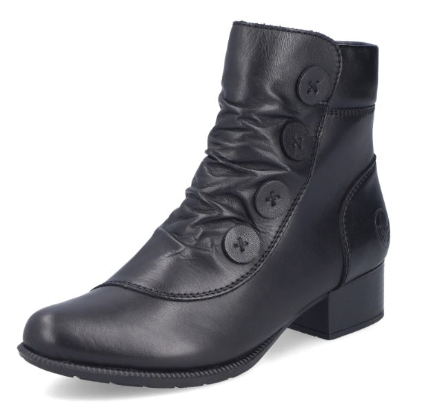 Rieker Ladies Boots 78659-00 in Black