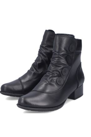 Rieker Ladies Boots 78659-00 in Black